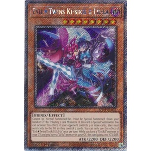 การ์ด Yugioh! - RA04-EN037 - Evil Twins Ki-sikil & Lil-la