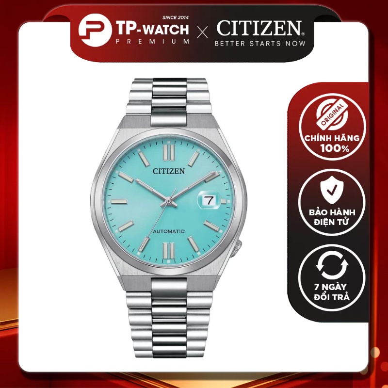 Citizen Automatic Tsuyosa NJ0151-88M Steel Strap Mens Watch - ขนาด 40mm