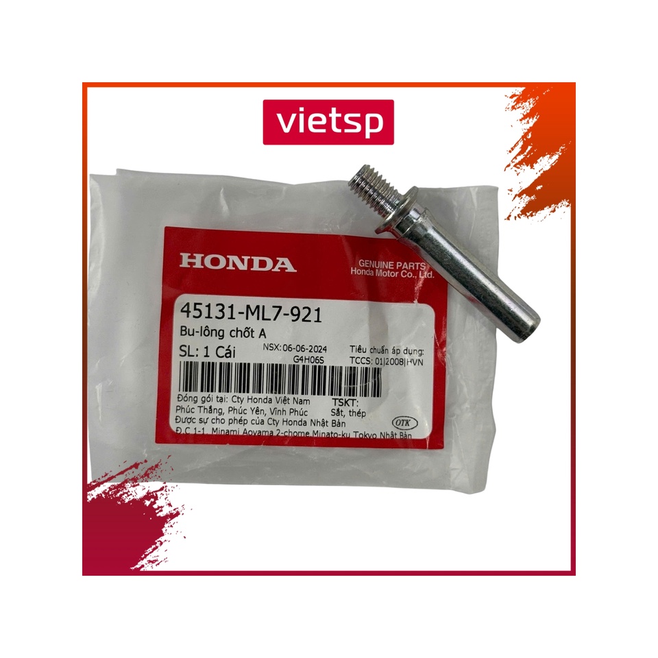 Slide Pin A HONDA Sh 125, Sh 150 (45131ML7921)