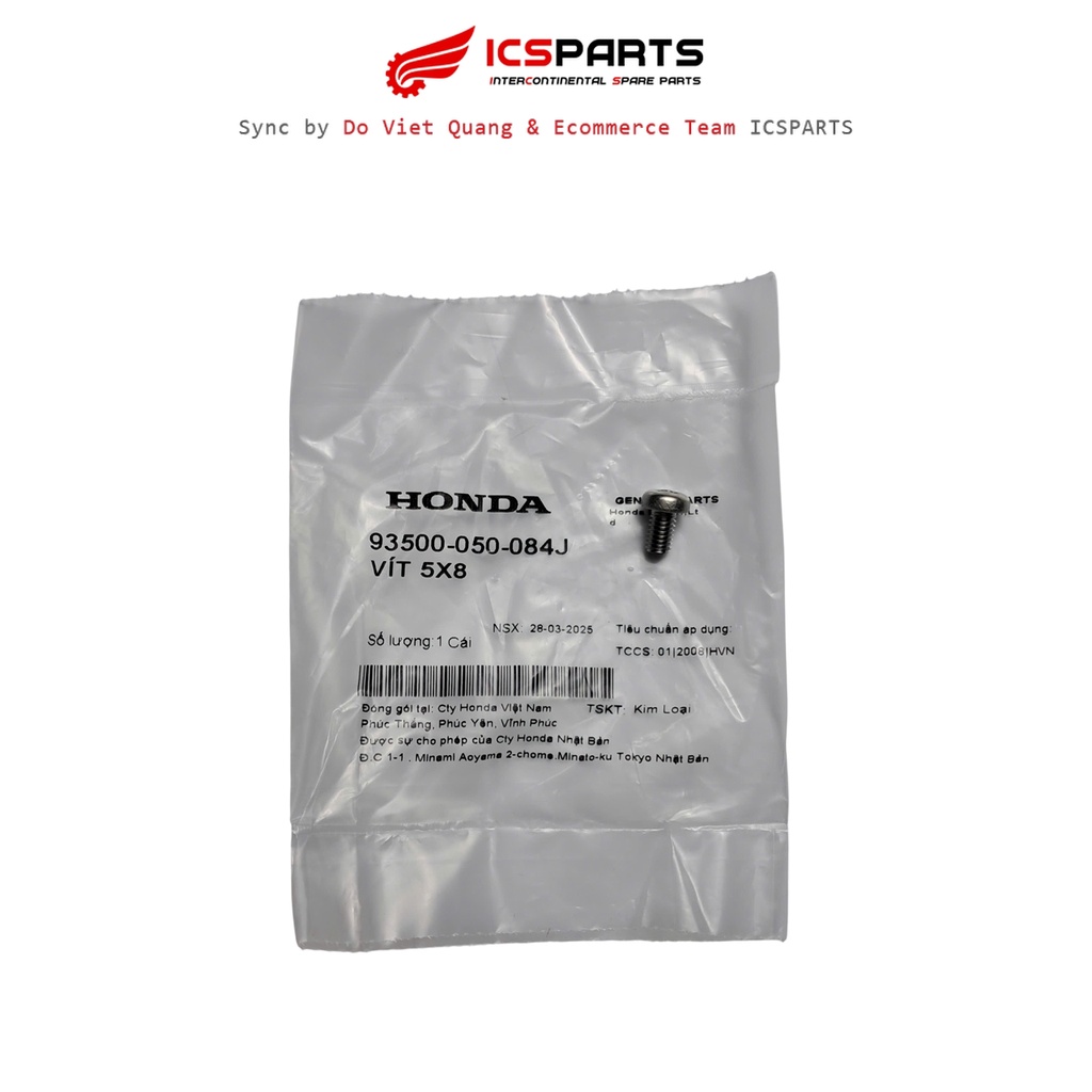 สกรู 5X8 HONDA Dream / Future / Wave (93500-050-084J)