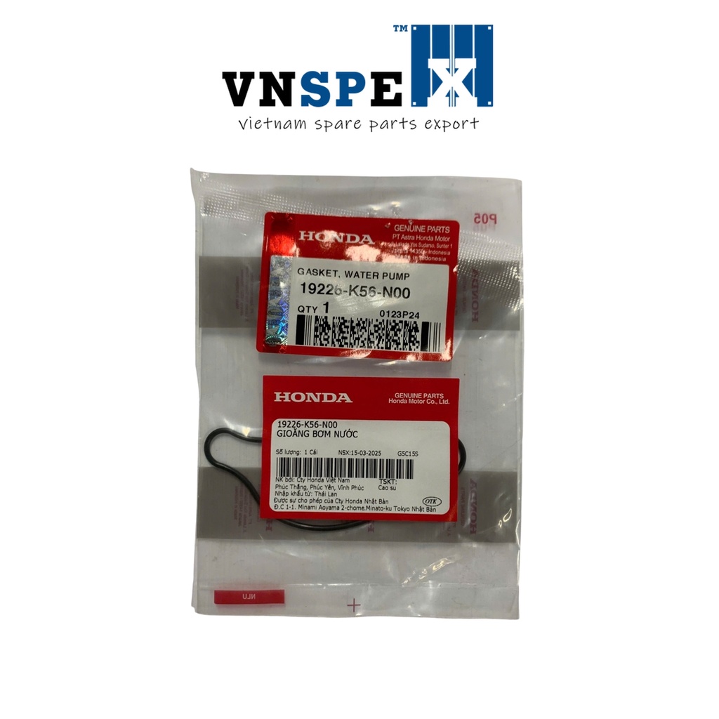 ปะเก็นปั้มน้ํา HONDA Winner 150 V1, Winner X V2 V3 V4 - 19226K56N00
