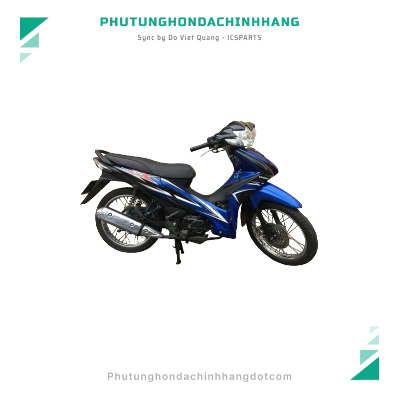 ชุดพลาสติก - HONDA K03 Wave Rsx 110 2010 สีน้ําเงินเข้ม -B206 Y8 Y9-A