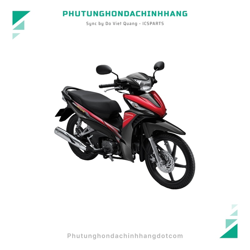 ชุดพลาสติก - ฝาครอบ K03 Wave Rsx 110 2014 สีดํา แดง - Nh-B25K J7 J8 J9-B