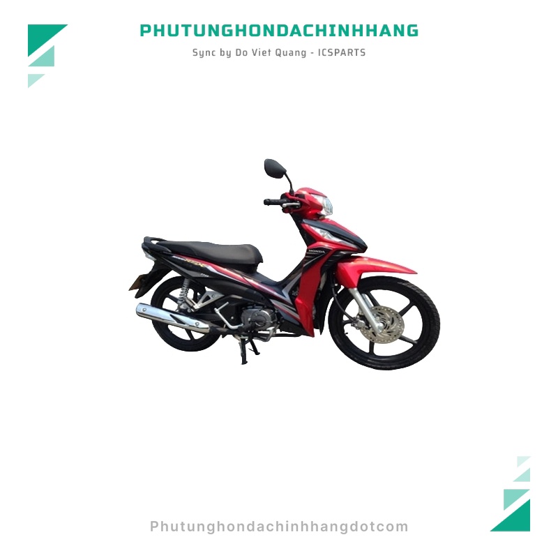 ชุดพลาสติก - HONDA K03 Wave Rsx 110 2014 แดง ดํา - R340 J7 J8 J9-B