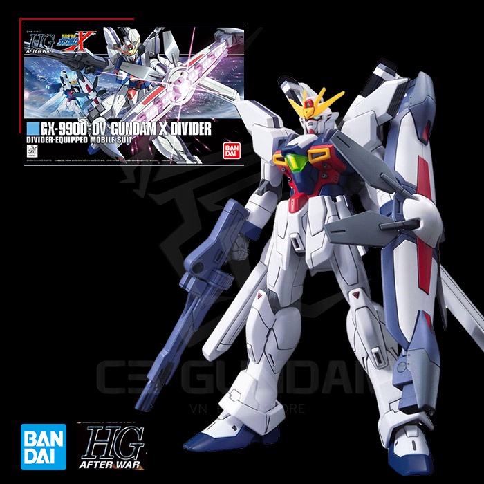[BANDAI] MODEL HG 118 1/144 Gx-9900-Dv Gundam X Divider HGAW HGUC