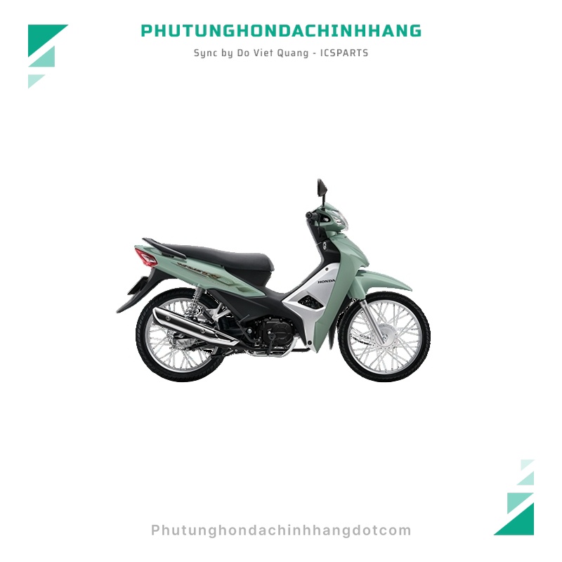 ชุดพลาสติก - HONDA Wave Alpha 110 Cover 2019 Turquoise Gy150 T14-B