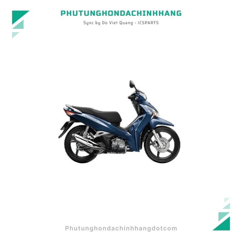 ชุดพลาสติก - Future 125 Cover 2022_Blue_Pb389 F7-B