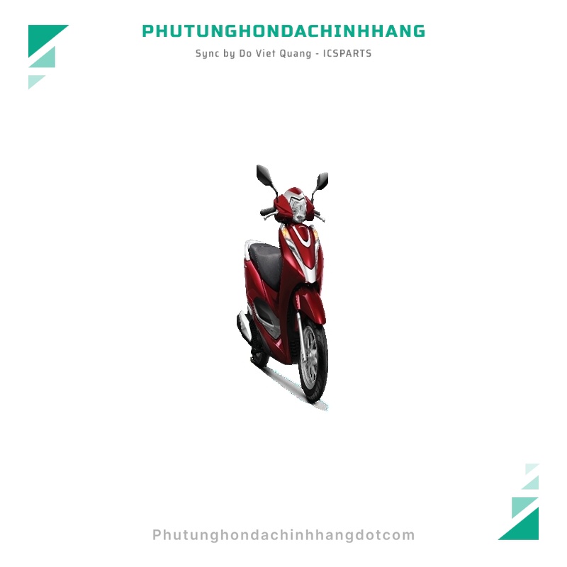 ชุดพลาสติก - Lead 125 Cover 2022 สีแดง - R350_High Quality S15H7I3-A