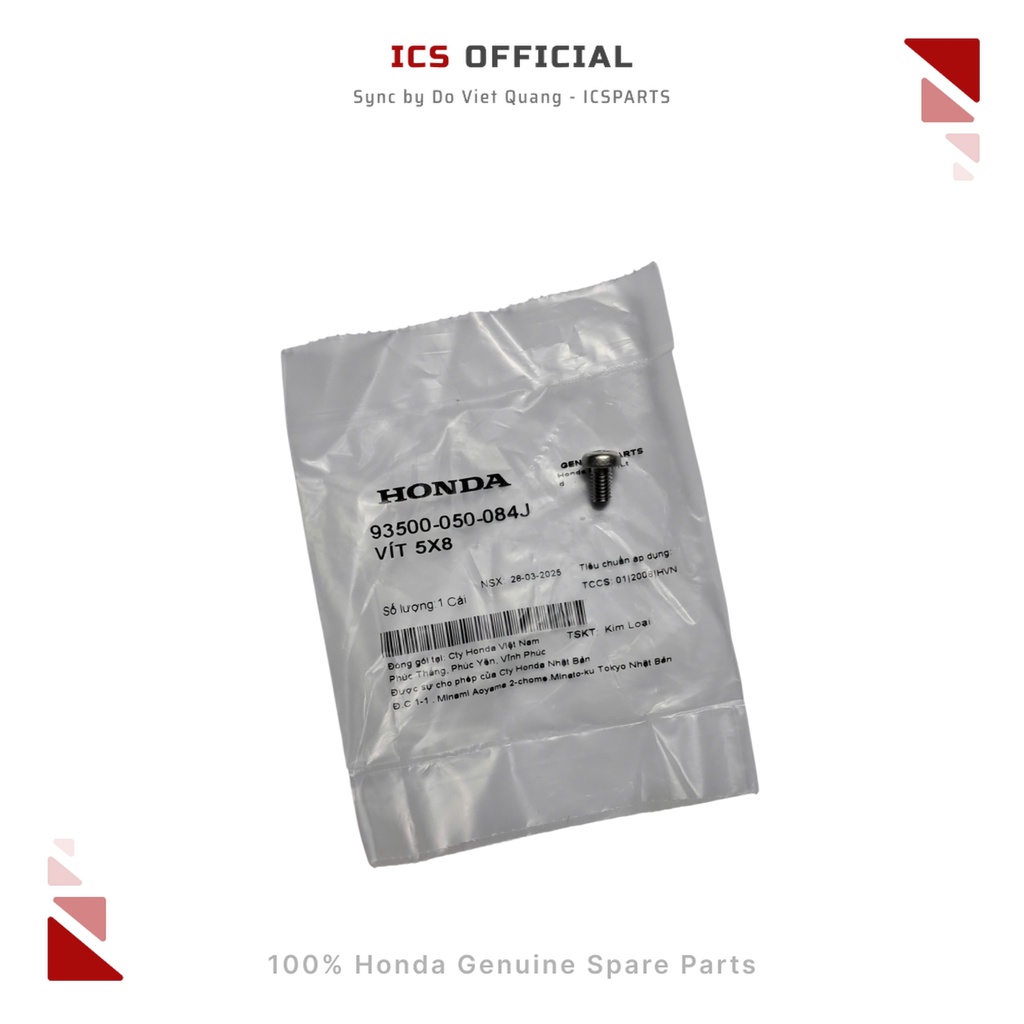 สกรู 5x8 Dream 100, Future, Wave 100 (93500-050-084J)