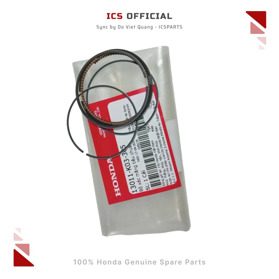 ชุดแหวนลูกสูบ WAVE RSX Fi Standard (13011-K03-305)