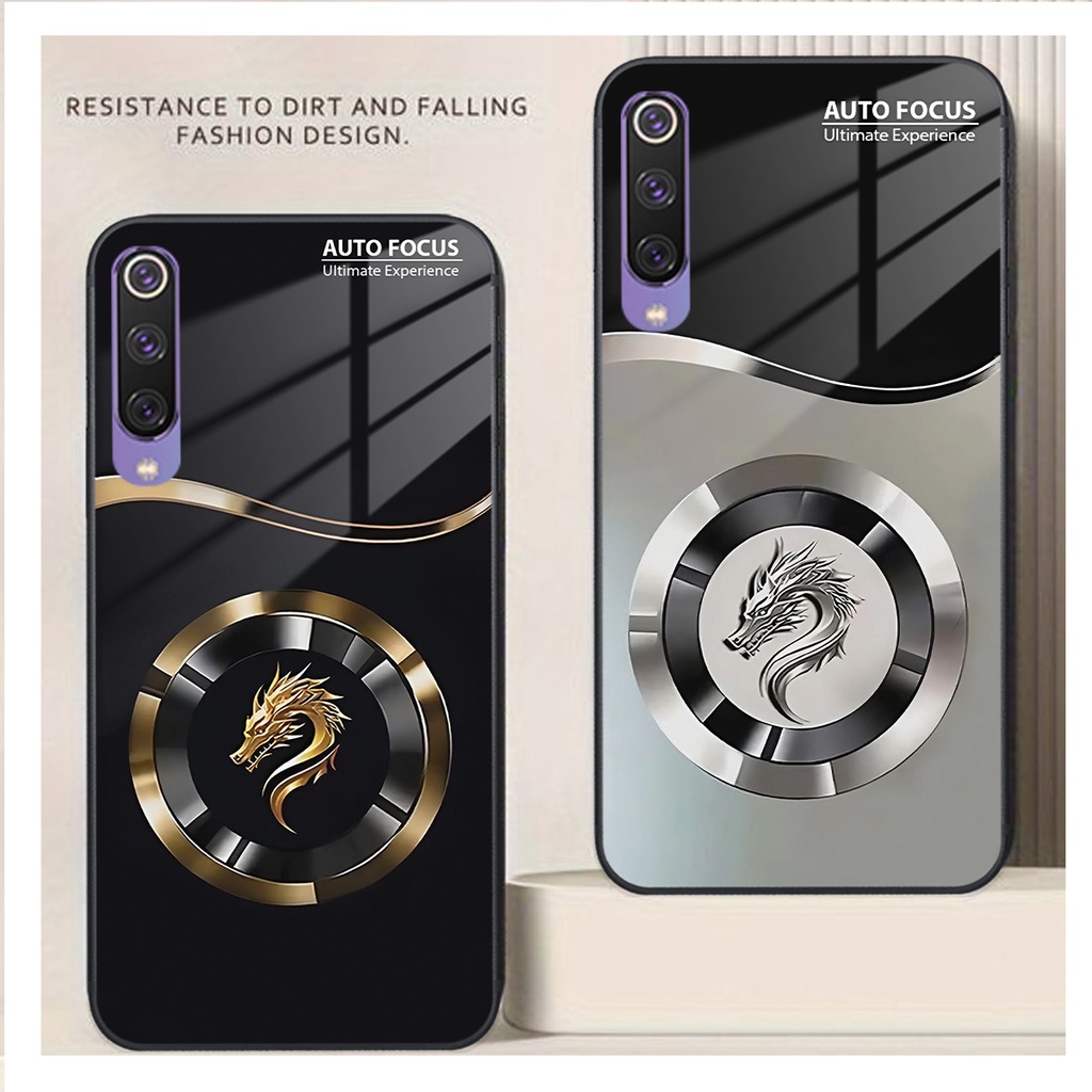 เคส Xiaomi Mi 9 / MI 9 SE กระจกนิรภัยหรูหรา FOCUS DRAGON
