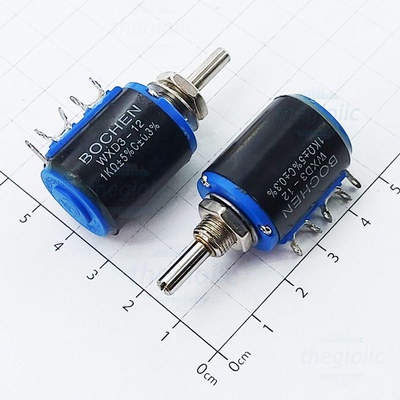 WXD3-12-102 ตัวต้านทานตัวแปร, Potentiometer 1 KOhm 1W 5% 5 แหวนส่วนประกอบอัจฉริยะ