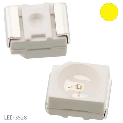 [50 ชิ้น]- สติ๊กเกอร์ SMD โปร่งใส LED 3528