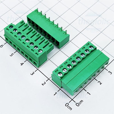[2 ชิ้น]- KF-3.81-8-R Terminal Block Plug-in PCB บัดกรี 8 Pins โค้ง 3.81 มม. 300V 10A ส่วนประกอบอัจฉ