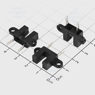 [3 ชิ้น]- LLD-เค201 5วีดีซี เซ็นเซอร์ออปติคอลรูปตัวยู, ช่วงการตรวจจับ 5 มม