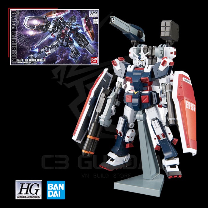 [BANDAI] HG 1/144 RX-78 Full Armor Gundam Thunderbolt HGT Gundam Thunderbolt MODEL
