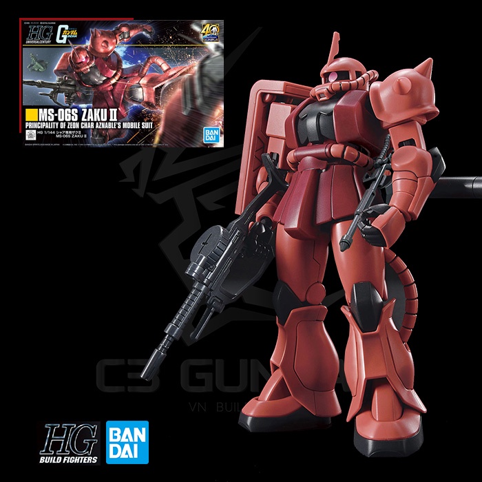 [BANDAI] MODEL HG 234 1/144 MS-06S CharS Zaku II Revive HGUC Universal Century
