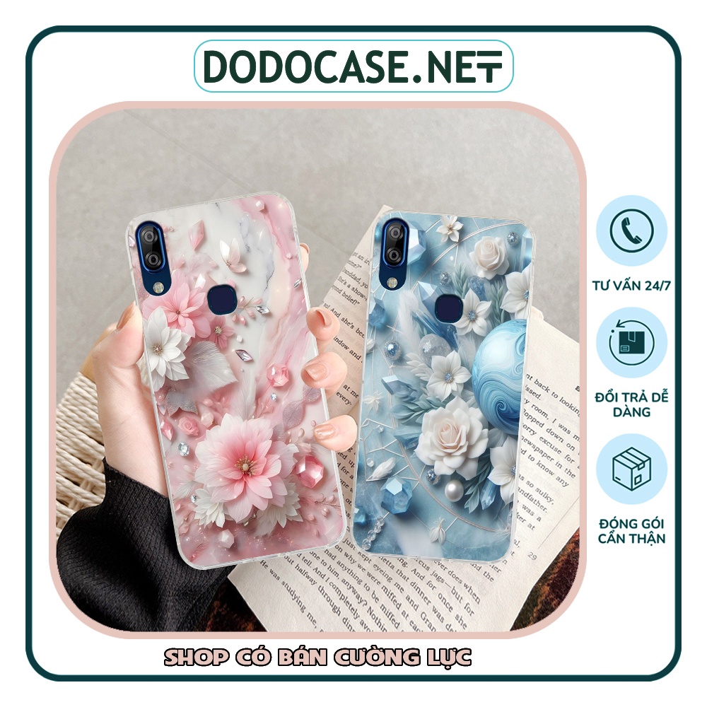 เคส Vsmart Active 1 / Active 1 Plus / Active 1+ พร้อมพิมพ์ลายดอกไม้สีสันสดใสโดดเด่น