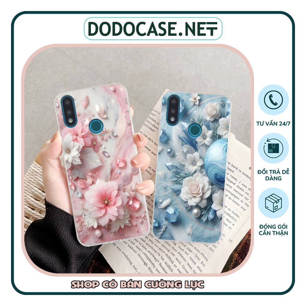 เคส Vsmart Joy 2 Plus / Joy2+ พิมพ์ลายดอกไม้สีสันสดใสโดดเด่น