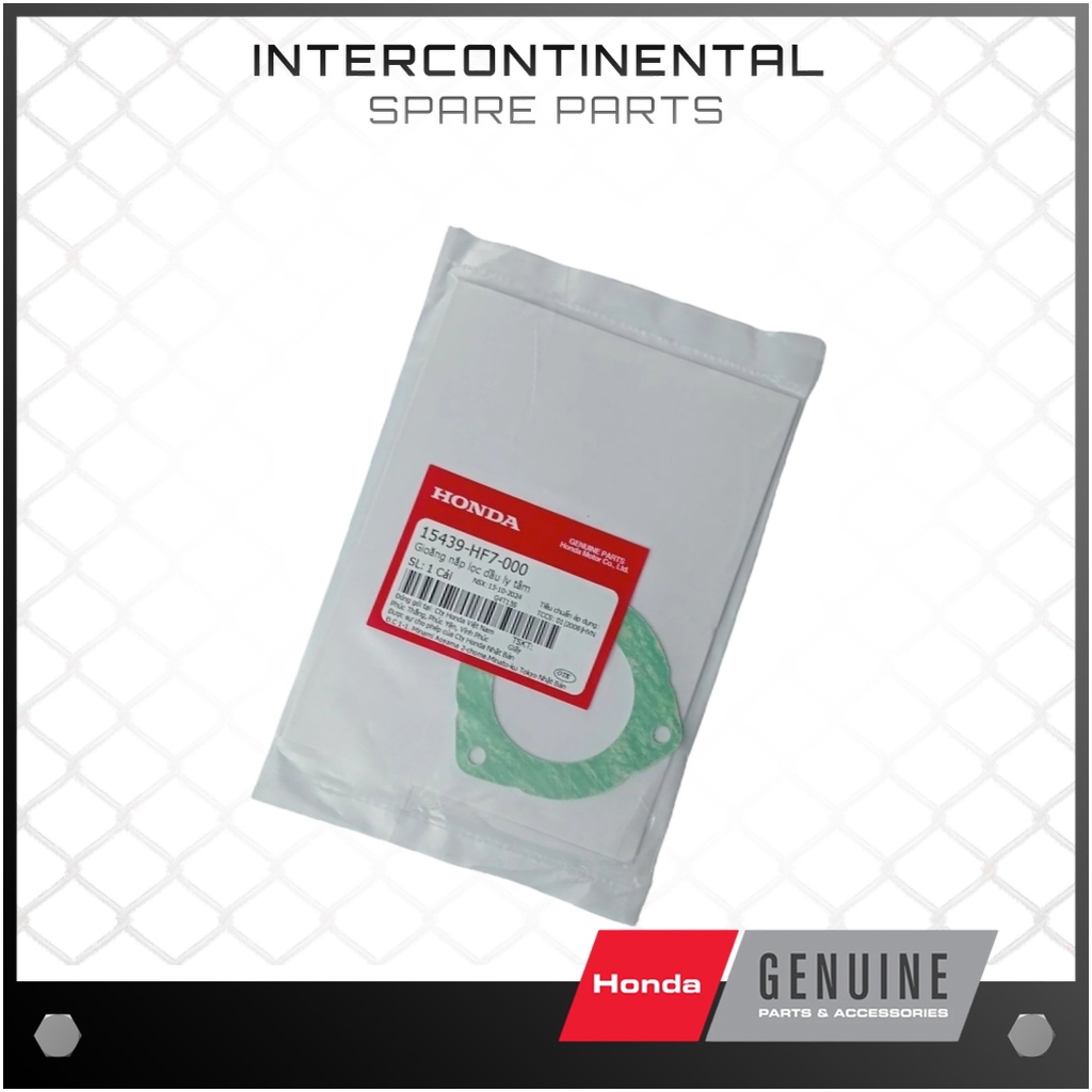 ปะเก็นฝาปิดกรองน้ํามันแรงเหวี่ยงแท้สําหรับรถยนต์หลายรุ่น (15439-HF7-000)