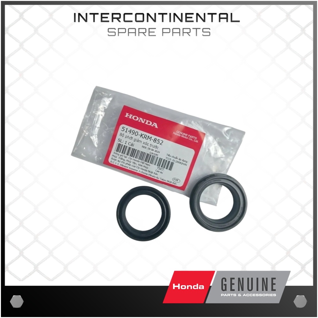 ชุดซีลโช้คหน้า (ส้อม) Lead 125, Sh Mode, Pcx 125, Winner 150, Winner X (51490-KRM-852) แท้