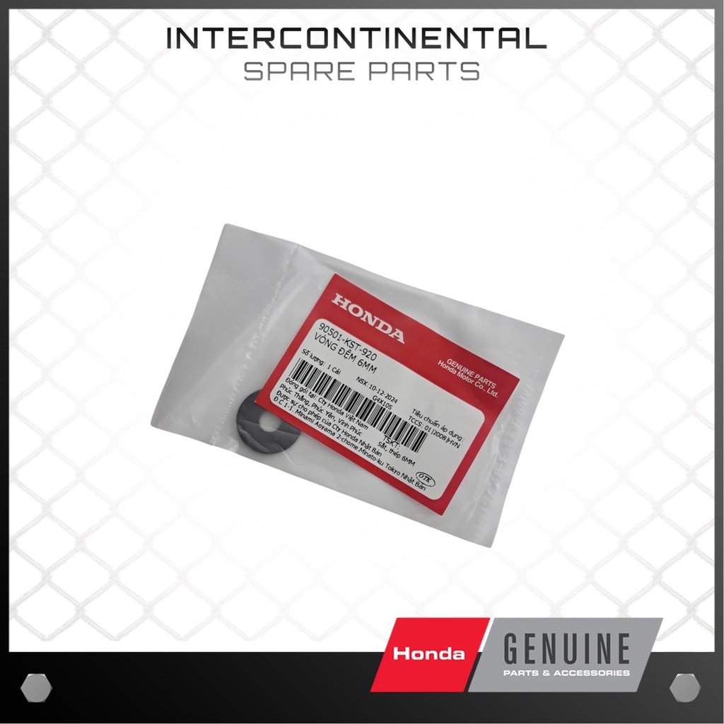 ปะเก็น 6 มม. แท้ สําหรับรถหลายรุ่น (90501-KST-920)