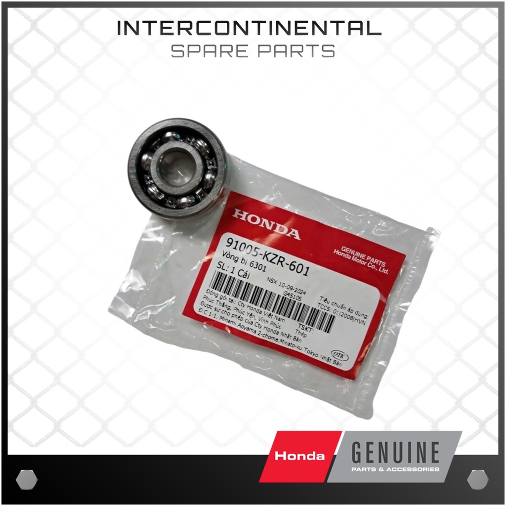 Bearing 6301 Air Blade 125, Lead 125, Pcx 125, Sh Mode (9005-KZR-601) ของแท้