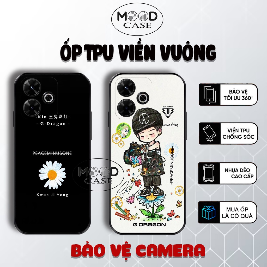 กรณีRedmi 13 Redmi 12 12r Turbo 3 5G Redmiหมายเหตุ 13R Redmi 13r 13C 5G lightstick GDดอกไม้เดซี่Kpop