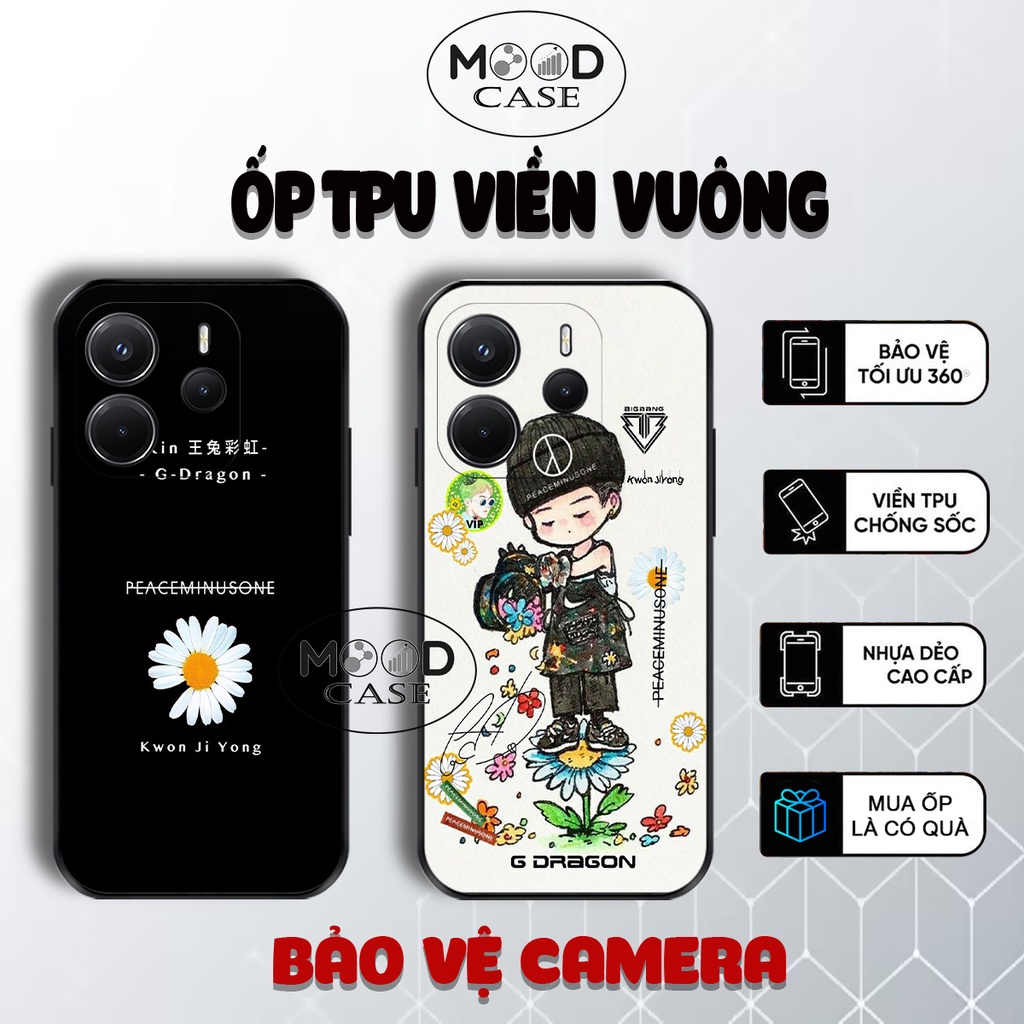 Redmi Note 14, Note 14 Pro Plus 5G lightstick GD ดอกไม้เดซี่ kpop case