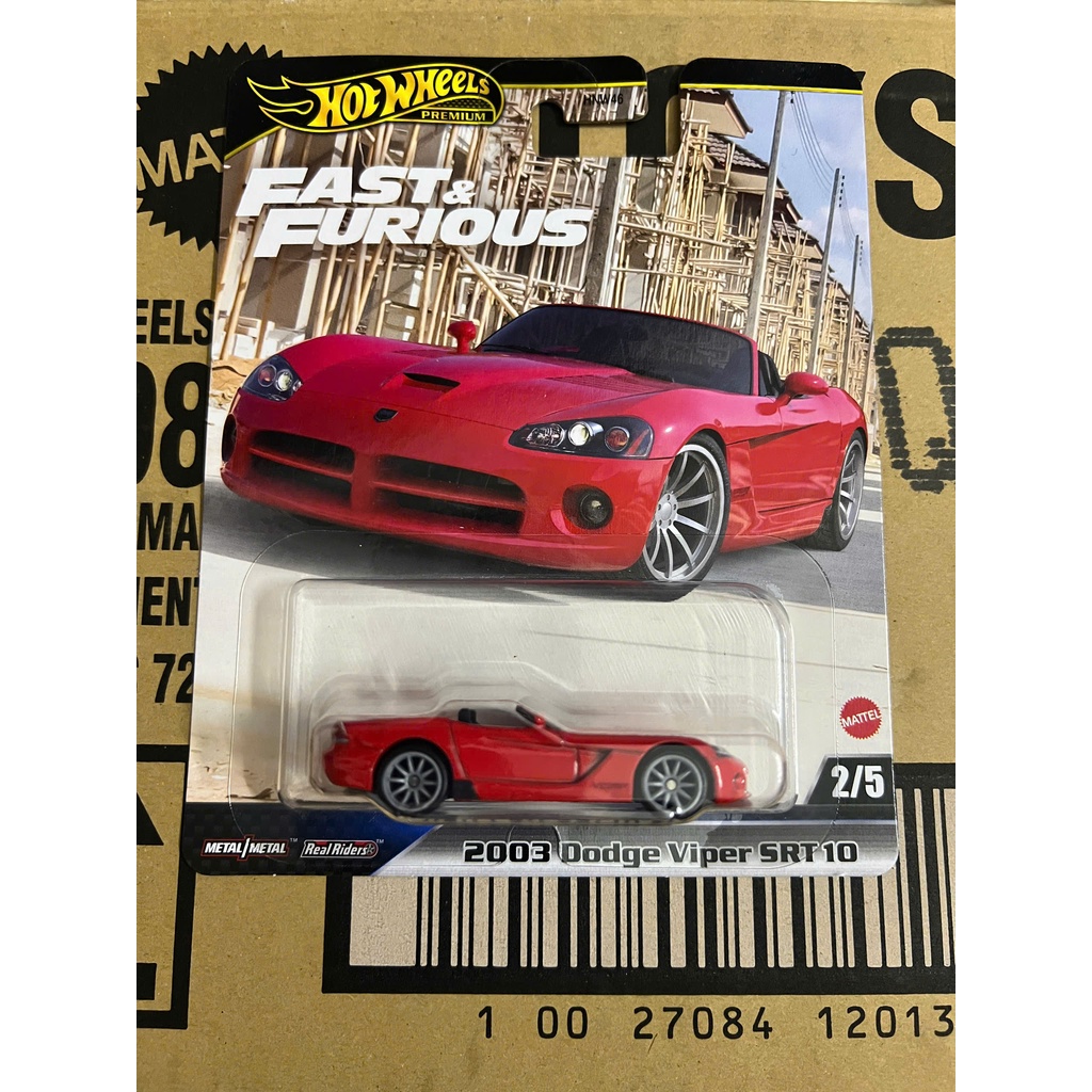 LeHuong Diecast - Hot Wheels 2003 DODGE VIPER SRT10 โมเดลรถ
