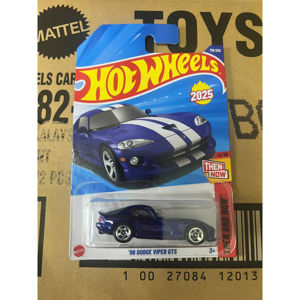 LeHuong Diecast - Hot Wheels 96 DODGE VIPER GTS Blue Car Model