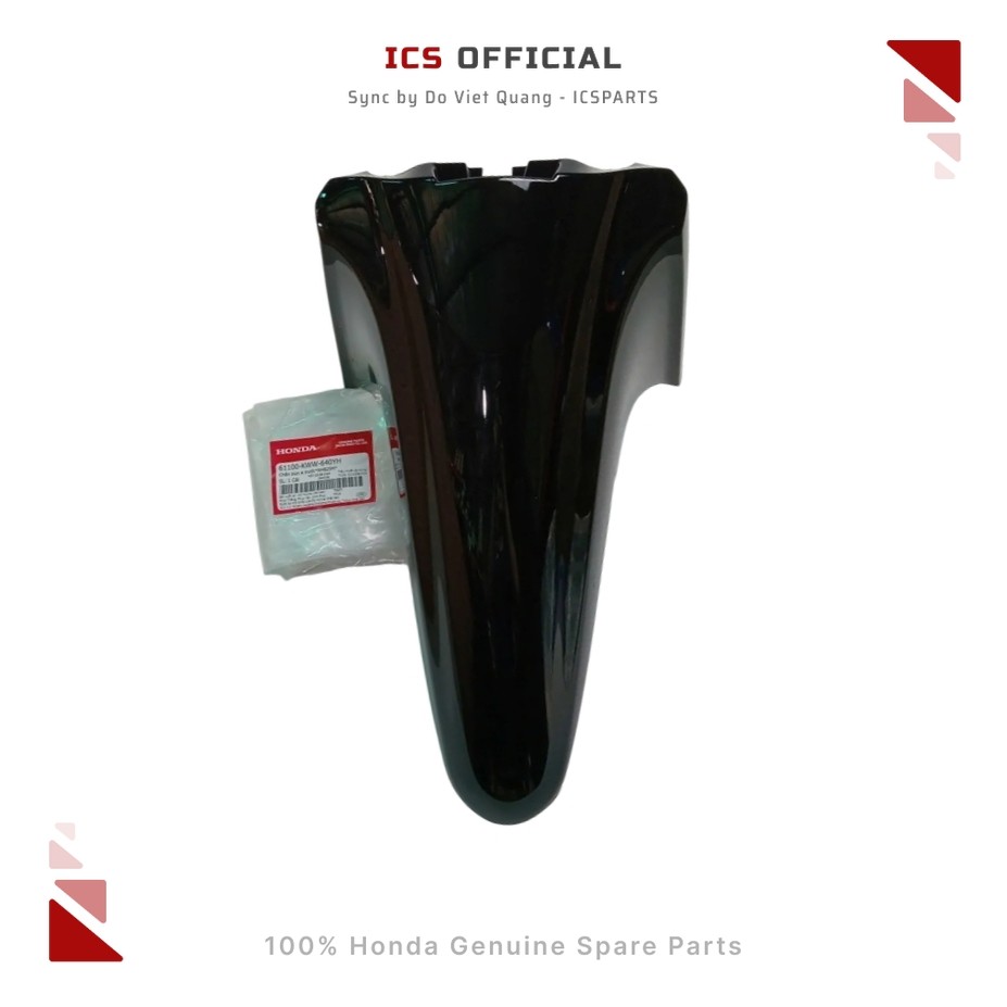 บังโคลนหน้า A WAVE RS, WAVE S 2013-2014 สีดําเงา (61100-KWW-640YH)