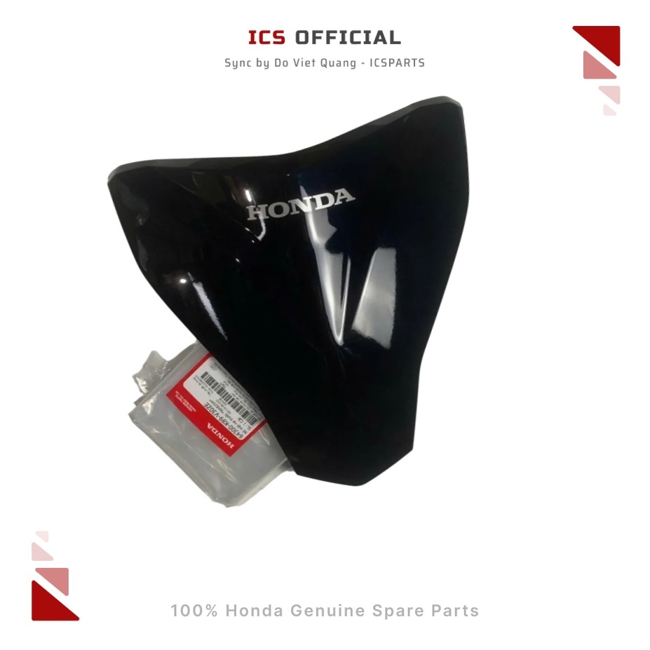 WAVE ALPHA 110 2019 ชุดหน้ากากหน้า Gloss Black (64300-K89-V30ZE)