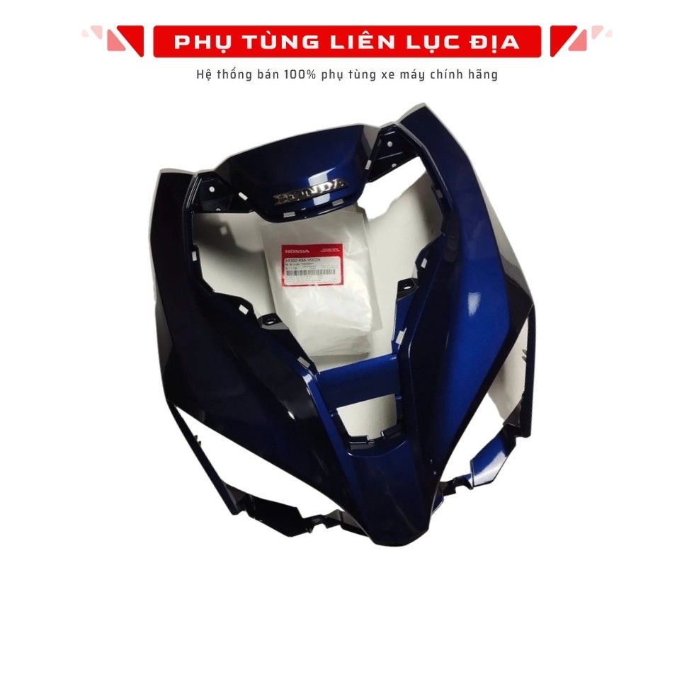 กรอบหน้ากาก AB, Air Blade 125 2016-2019 สีฟ้า สีม่วง Pb-390M - 64300K66V00ZN