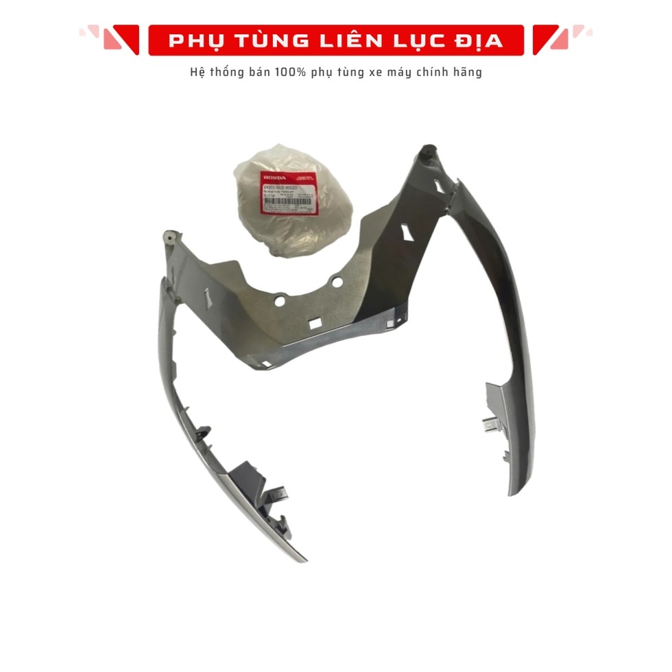 ชุดหน้ากากหน้า-สายหน้ากากตะกั่ว110 2009-2011 สีเงิน นะ411ม - 64301ge900zd