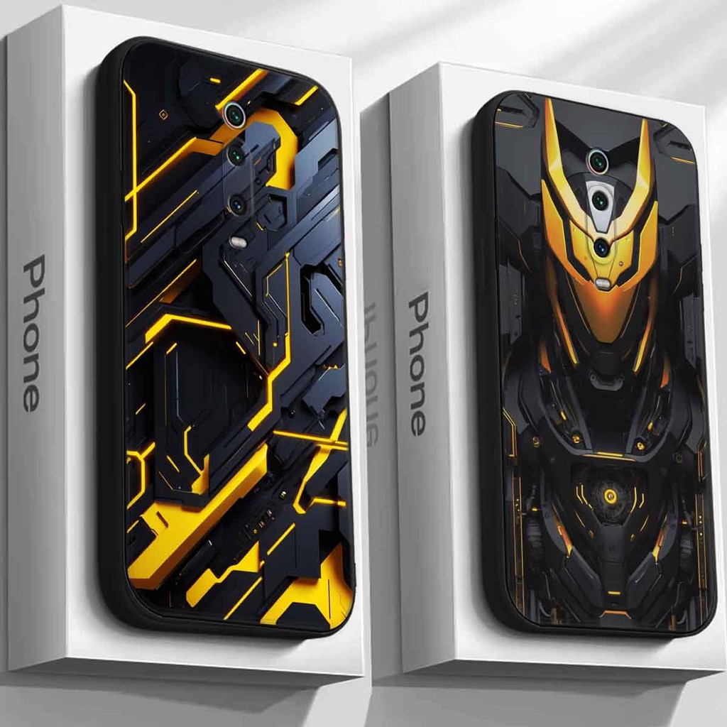 เคส Xiaomi Redmi K20 / K20 Pro / Mi 9T Pro พร้อมพิมพ์เครื่องจักรที่แข็งแกร่งสําหรับผู้ชายระดับไฮเอนด