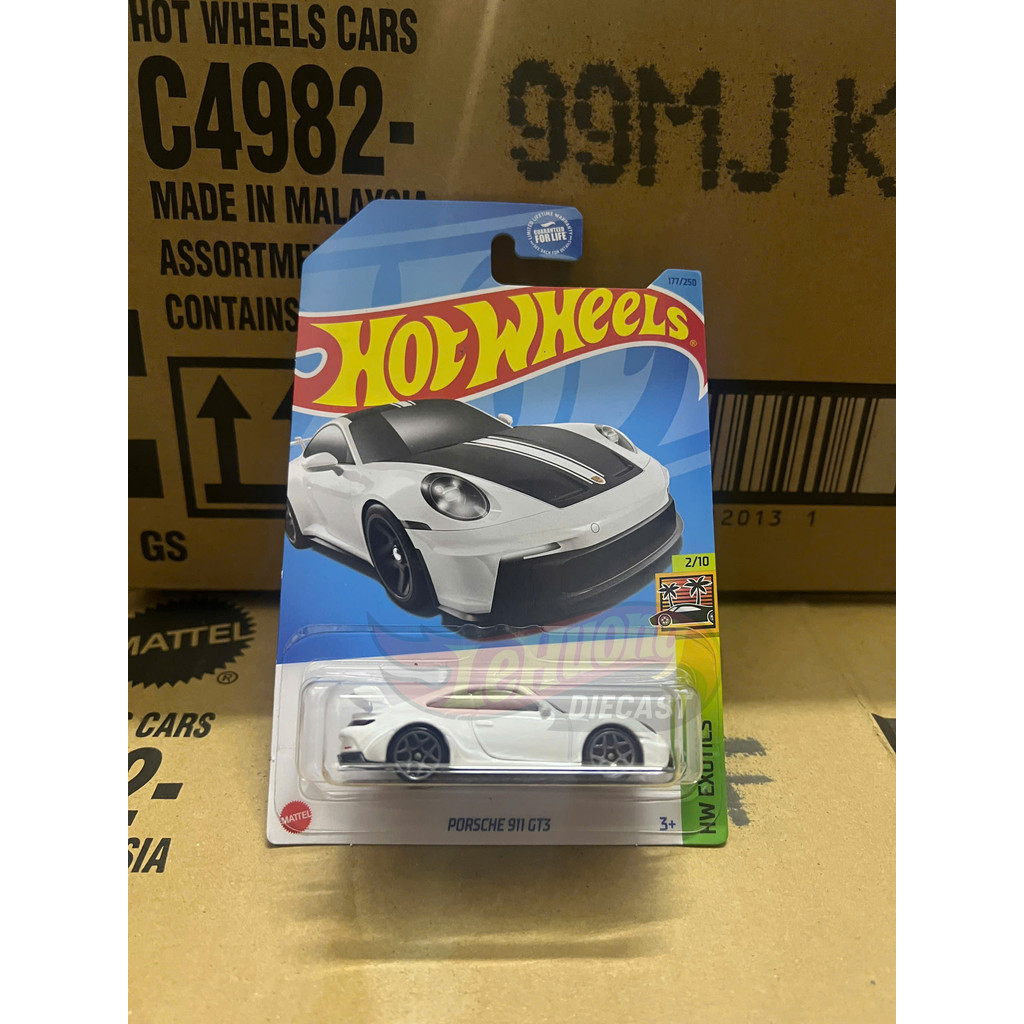 LeHuong Diecast - Hot Wheels PORSCHE 911 GT3 Kroger รถโมเดลพิเศษ