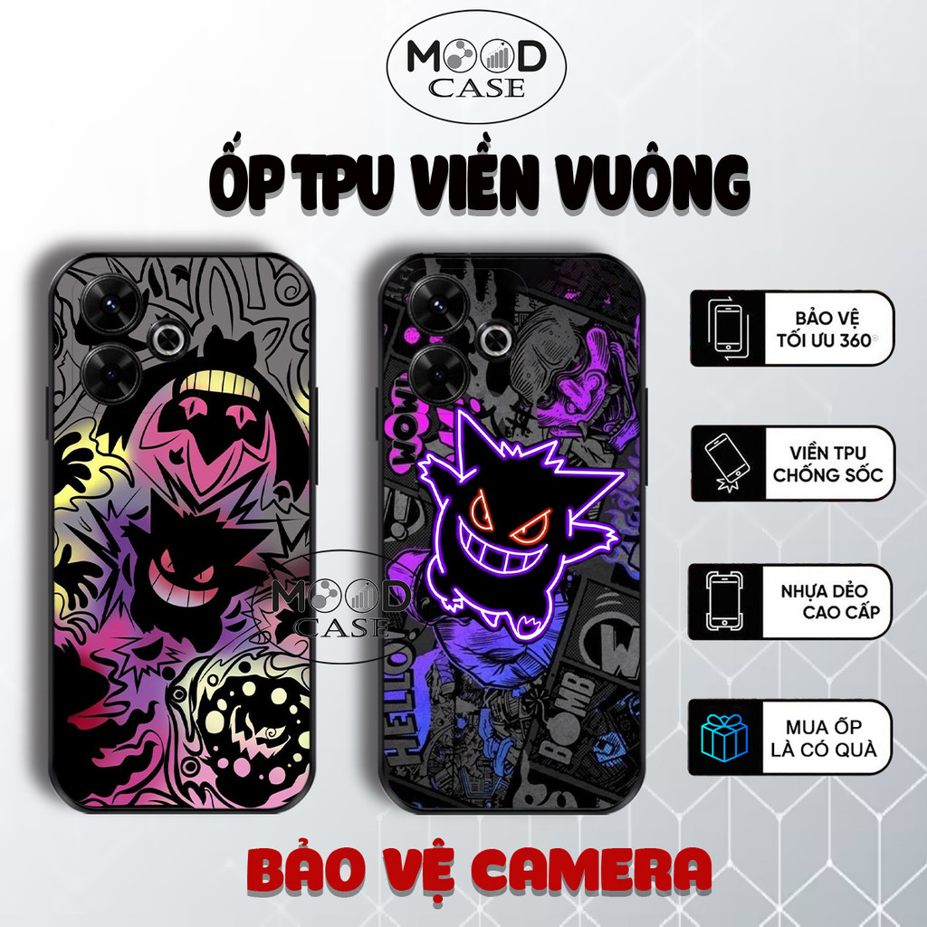 Redmi 13 Redmi 12 12r Turbo 3 5G Redmi หมายเหตุ 13R Redmi 13r 13C 5G pokémon gengar graffiti อะนิเมะ