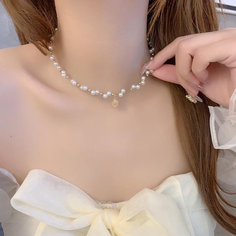 สร้อยคอปิคนิคสวยหรู SPK528.45806 Collection [DoRa Jewelry] - ชุบทอง ตัวอักษร h สี่เหลี่ยม ด้ายบาง