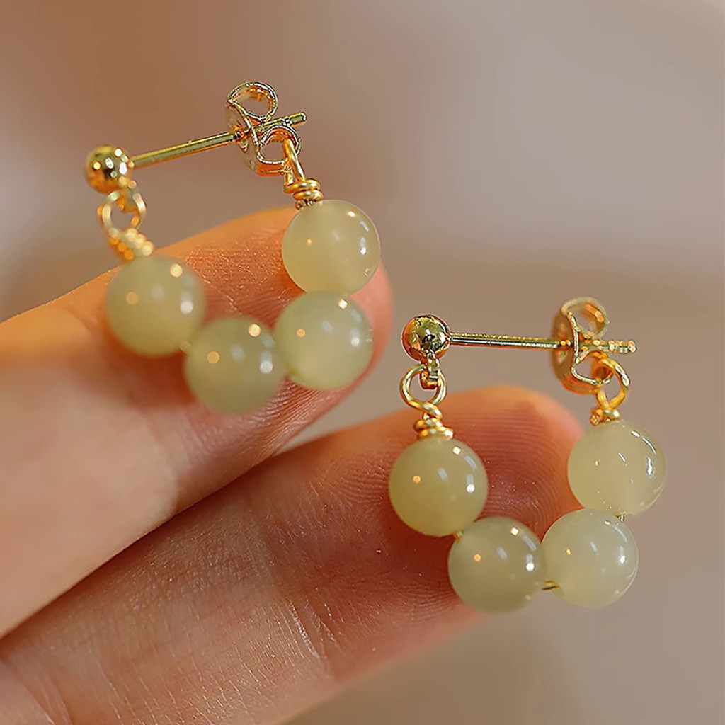 ต่างหูจีนสําหรับปิกนิกและงานปาร์ตี้ SPK124.5806 Collection [DoRa Jewelry] - เด็กผู้หญิง เป็นประกาย พ