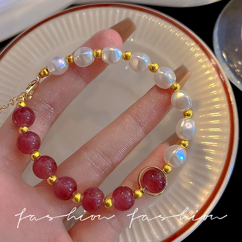 สร้อยข้อมือเกาหลีสุดหรู SPK156.45806 BSTVTLT [DoRa Jewelry] - ไข่ ราคาถูก หินอ่อน