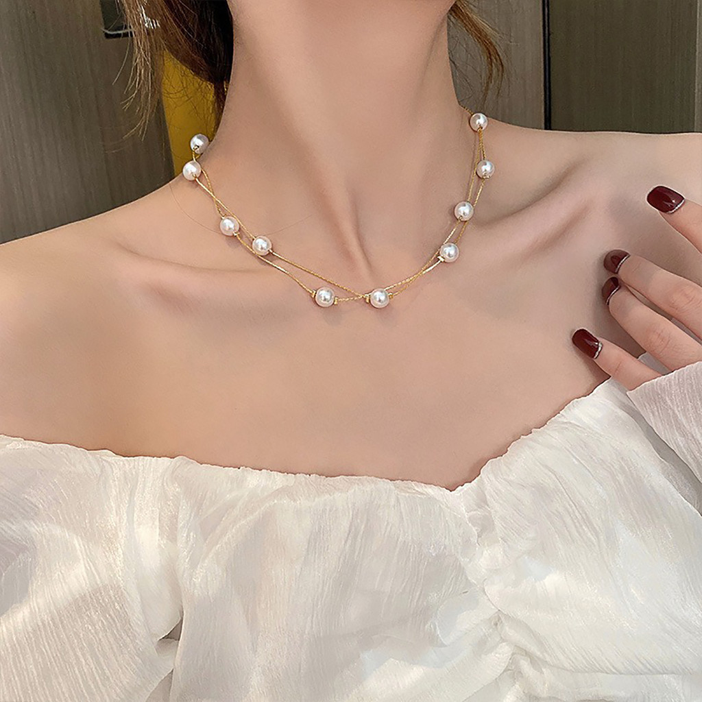 สร้อยคอแต่งงานน่ารัก SPK145.5806 Collection [DoRa Jewelry] - สําหรับเด็กผู้หญิง น่ารัก ทิวลิป อามีน