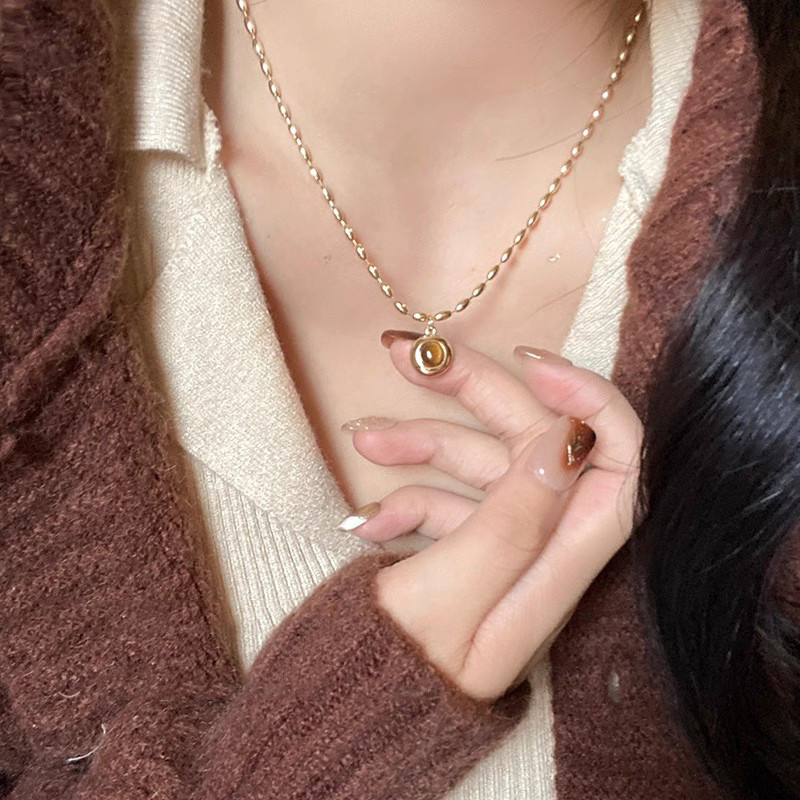 สร้อยคอ s925 หรูหราสําหรับทํางาน SPK614.5806 Collection [DoRa Jewelry] - ดอกไม้ ไม้กางเขน สไตล์ ประด