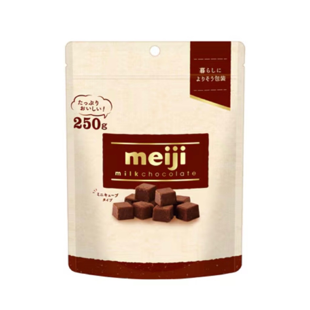 [Direct from Japan] Meiji Milk Chocolate Mini Cube Chocolate Meiji 250g