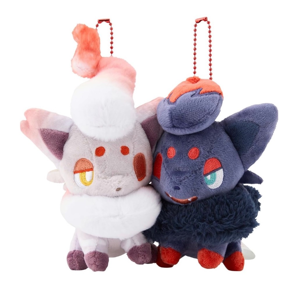 [Direct from Japan] Pokemon Center Japan new release magnetic pair mascots Zorua Hisuian Zorua