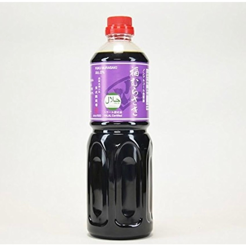 [Direct from Japan] Muroji Soy Sauce, Fish Sauce, Additive-Free, Fukumurasaki, Large Capacity, 1L, J