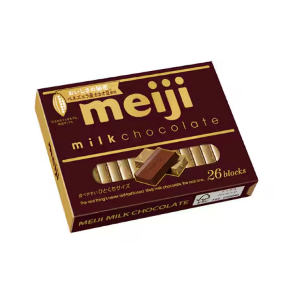 [Direct from Japan] Meiji Milk Chocolate BOX (26 pieces) Chocolate Meiji