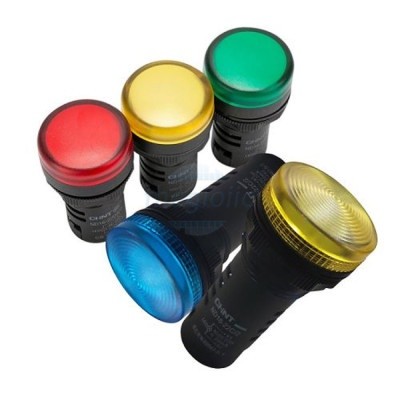 ND16-22DS/4 CHiNT ตัวบ่งชี้ สีเขียว 22mm 220VAC
