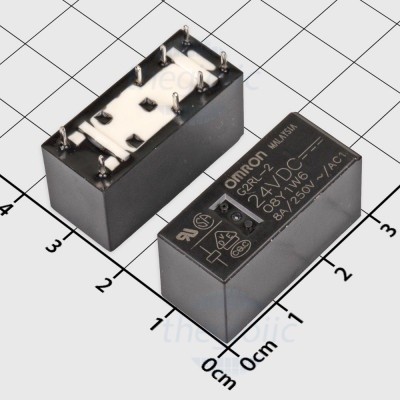 G2RL-2-24VDC รีเลย์ 24VDC 8A DPDT 8 Pins