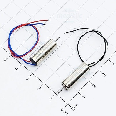[2 ชิ้น]- N720 DC Motor 3.7VDC, 45000 rpm, เพลา 1mm